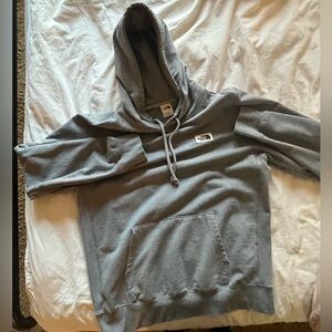 The North Face Gray pull over hoodie large